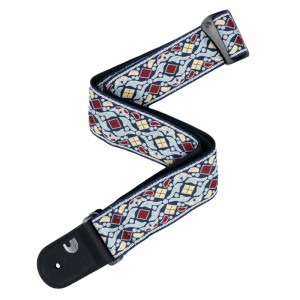 D'Addario Eco-Comfort Jacquard Woven Guitar Strap, Navy